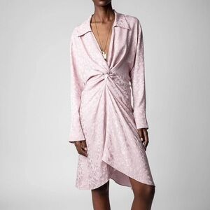 Zadig & Voltaire Rozo Silk Dress Size M Retail $478 New